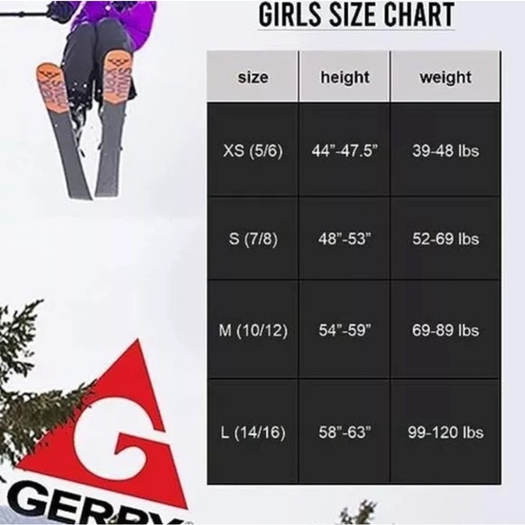 Gerry Weber Girls Performance Snow Pants with Removable Suspenders - Picture 13 of 13